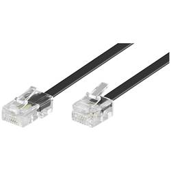 Goobay ISDN kabel [1x RJ45 zástrčka 8p4c - 1x RJ11 zástrčka 6p4c] 3 m černá