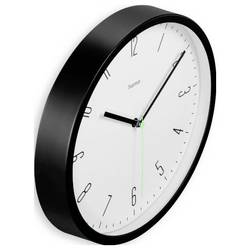 Hama 00185882 Quartz nástěnné hodiny 25 cm x 25.00 mm x 25.00 mm x 4.00 mm, černá