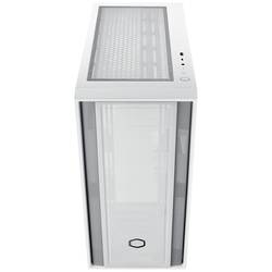 Cooler Master MasterBox 600 Lite midi tower PC skříň bílá boční okno, prachový filtr