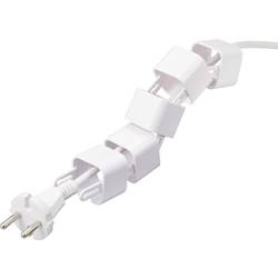 TRU COMPONENTS Modulární držák kabelu TC-12533292 plast ABS bílá 35 mm Množství: 15 ks