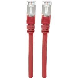 Intellinet 740883 RJ45 síťové kabely, propojovací kabely CAT 6A S/FTP 3.00 m červená fóliové stínění, stínění pletivem, stíněný, bez halogenů 1 ks