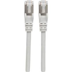 Intellinet 741040 RJ45 síťové kabely, propojovací kabely CAT 6A S/FTP 10.00 m šedá fóliové stínění, stínění pletivem, stíněný, bez halogenů 1 ks