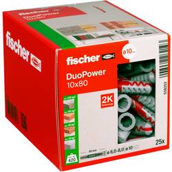 Fischer 538252 DUOPOWER 10x80 LD 2komponentní hmoždinka 80 mm 10 mm 25 ks