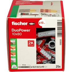 Fischer 538252 DUOPOWER 10x80 LD 2komponentní hmoždinka 80 mm 10 mm 25 ks