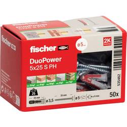 Fischer 535462 DUOPOWER 5x25 S PH LD 2komponentní hmoždinka 25 mm 5 mm 50 ks