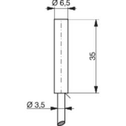 Contrinex indukční senzor přiblížení 6,5 mm zarovnaná PNP DW-AD-603-065