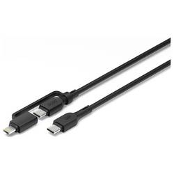 GP USB kabel USB-C®, Apple Lightning konektor 1.50 m černá GPCBCXBPBKUSB964