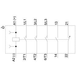 Siemens 3RT2026-2BB40 stykač 3 spínací kontakty 690 V/AC 1 ks