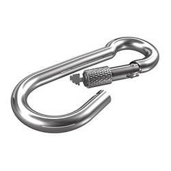 dörner + helmer 4915154 Karabina se šroubem z nerezové oceli A2 50 mm 10 ks