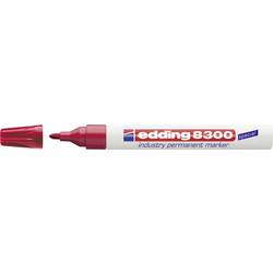 Edding 8300 industry permanent marker 4-8300002 permanentní popisovač červená Vodotěsné: Ano