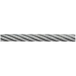 ocelové lano pozinkované (Ø x d) 2 mm x 300 m dörner + helmer 190052 šedá