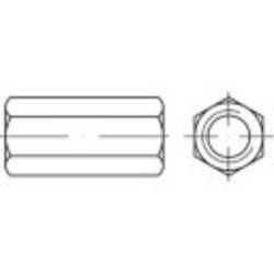 TOOLCRAFT 155968 spojovací objímka M6 25 mm ocel galvanizováno zinkem 100 ks