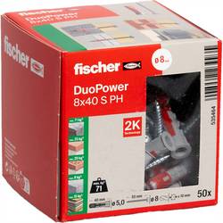 Fischer 535464 DUOPOWER 8x40 S PH LD 2komponentní hmoždinka 40 mm 8 mm 50 ks