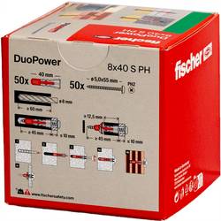 Fischer 535464 DUOPOWER 8x40 S PH LD 2komponentní hmoždinka 40 mm 8 mm 50 ks