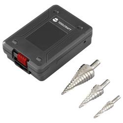 TOOLCRAFT TO-9913149 HSS stupňovitý vrták 1 sada