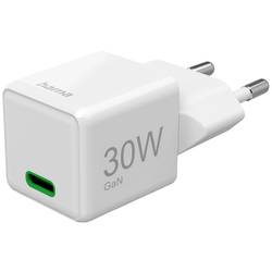 Hama USB nabíječka, USB Power Delivery (USB-PD) , 1x USB-C®, 30.00 W, Dodávka energie, bílá