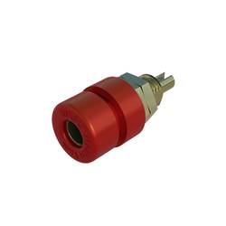 Hirschmann Test & Measurement BIL 30 Au rt zdířka pro banánek zásuvka, vestavná vertikální Ø pin: 4 mm červená 1 ks