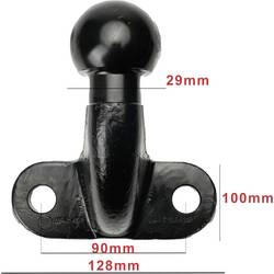 IWH čepička oje Přípustné svislé zatížení=200 kg 50 mm černá