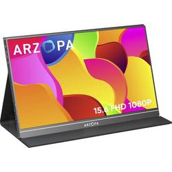 Arzopa S1 Table Přenosný monitor 39.6 cm (15.6 palec)1920 x 1080 Pixel, 16:9, 25 ms, IPS LCD