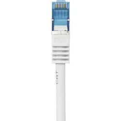 Renkforce RF-3829278 RJ45 síťové kabely, propojovací kabely CAT 6A S/FTP 3.00 m šedá s ochranou, samozhášecí 1 ks