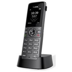 Yealink W73H DECT DECT přenosný telefon handsfree, kompatibilní s naslouchadly barevný displej černá