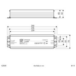 EVN K24240 napájecí zdroj pro LED konstantní napětí 240 W 24 V/DC ochrana proti přepětí 1 ks