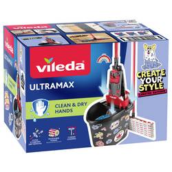 Vileda 183753 Vileda ULTRAMAX MY STYLE Box - Dirt is Good Sada na stěrku antracitová, červená 1 ks