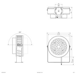 EVN LF65361599 LF65361599 LED reflektor 36 W Barvy světla (LED svítidlo): RGB