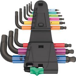 Wera 950/9 Hex-Plus Multicolour 2 inbus sada klíčů 1.5 mm, 2 mm, 2.5 mm, 3 mm, 4 mm, 5 mm, 6 mm, 8 mm, 10 mm 9dílná