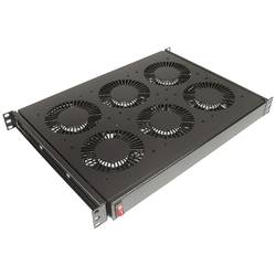 Conteg 26205071 19 palec vestavná ventilátor do datové skříně Vhodné pro hloubku skříně: 800 mm černá