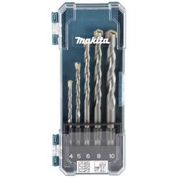 Makita D-72877 D-72877 sada spirálového vrtáku na kámen 4 mm, 5 mm, 6 mm, 8 mm, 10 mm válcová stopka 1 ks