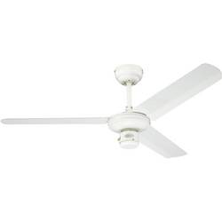Westinghouse Industrial stropní ventilátor 52 W (Ø x v) 122 cm x 370 mm bílá vhodný i pro zimní provoz