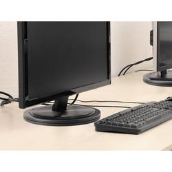 TOOLCRAFT otočný podstavec pod monitor Rozsah výšky: 2 cm (max) černá
