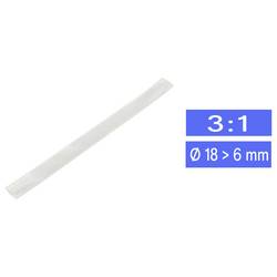 TRU COMPONENTS 1571491 smršťovací bužírka bez lepidla čirá 18 mm 6 mm Poměr smrštění:3:1 metrové zboží