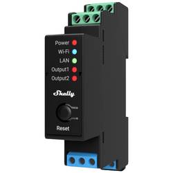Shelly Shelly Pro 2PM Shelly relé na DIN lištu Bluetooth, Wi-Fi