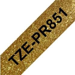 Brother TZe-PR851 Barva pásky: zlatá Barva písma:černá 24 mm 8 m