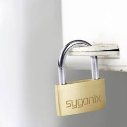 Sygonix SY-5045288 visací zámek na klíč, 29.8 mm, mosaz