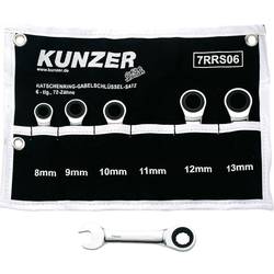 Kunzer 7RRS06 sada ráčnových klíčů 6dílná Délka klíče (cm) (jen pro nadpis) 8 - 13 mm