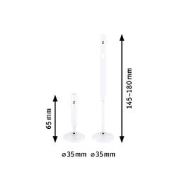 Paulmann Wire Corduo Wall Mount Set 94601 nízkonapěť. komponent lankových systémů nástěnný držák bílá (matná)