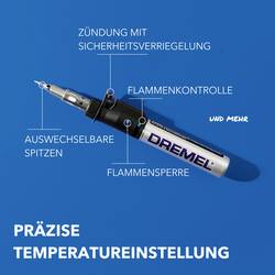 Dremel 2000-7 Versatip sada plynové páječky pájecí hrot, horká tryska, pro řezání pěnových materiálů, pro řezání lan 1200 °C (max)