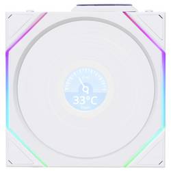 Lian Li Lian Li UNI FAN TL Wireless LCD Lüfter, ARGB, PWM - 120 mm, weiß PC větrák s krytem bílá (š x v x h) 120 x 28 x 124 m