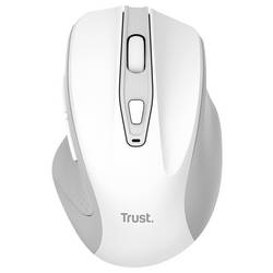 Trust NITO SILENT WIRELESS MOUSE - WHITE myš, přenos bezdrátový, USB, 5 tlačítko, bílá