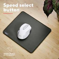 Trust NITO SILENT WIRELESS MOUSE - WHITE myš, přenos bezdrátový, USB, 5 tlačítko, bílá