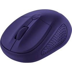 Trust PRIMO WIRELESS MOUSE MATT BLUE optická myš, přenos bezdrátový, 4 tlačítko, 1600 dpi, vícebarevná
