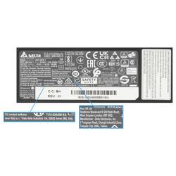 Delta Electronics Netzteil ADP-180TB F napájecí adaptér k notebooku 180 W 19 V 9 A