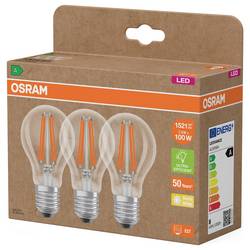 OSRAM HOMELIGHTING 4099854348037 LED Energetická třída (EEK2021) A (A - G) E27 7.2 W teplá bílá 3 ks