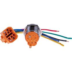 Joy-it BUTTON22A-L-RD, BUTTON22A-L-RD spínač s reverzací, 24.80 mm, 250 V/AC, 3 A, 1 ks