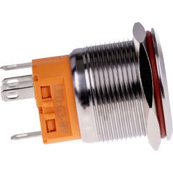 Joy-it BUTTON22A-L-RD, BUTTON22A-L-RD spínač s reverzací, 24.80 mm, 250 V/AC, 3 A, 1 ks