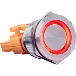 Joy-it BUTTON22C-L-RD spínač s reverzací 250 V/AC 15 A 1x zap/(vyp) s aretací červená (Ø x v) 22.20 mm x 34.50 mm IP67, IK10 1 ks