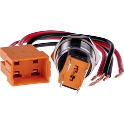 Joy-it BUTTON22C-L-RD spínač s reverzací 250 V/AC 15 A 1x zap/(vyp) s aretací červená (Ø x v) 22.20 mm x 34.50 mm IP67, IK10 1 ks